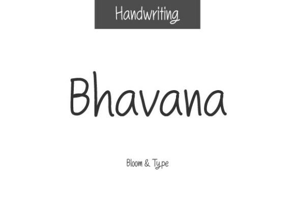 Bhavana: A Handwritten Font That Adds Warmth to Your Brand