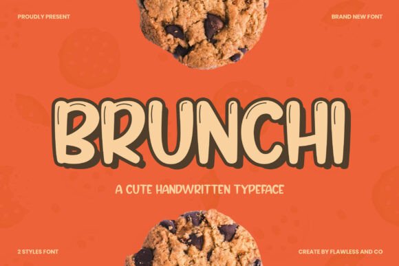 Brunchi: A Playful Handwritten Font for Small Business Branding