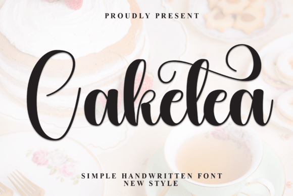 Caketea: A Hand-Painted Script Font for Crafters and Makers