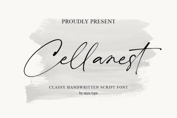 Cellanest: A Refined Handwritten Script Font for Digital Design
