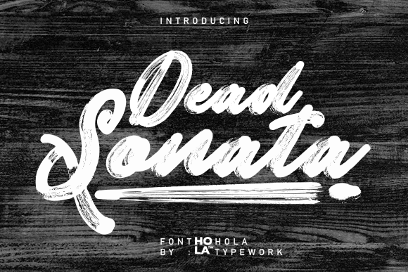 Dead Sonata: A Graceful Brush Script Font for Business Branding