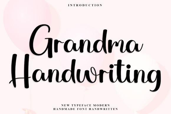 Grandma Handwriting: A Sweet Script Font for Brand Design