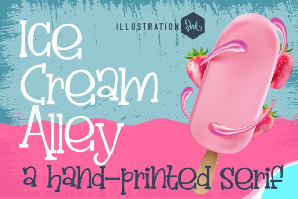 Ice Cream Alley: A Hand-Crafted Typeface for Small Business