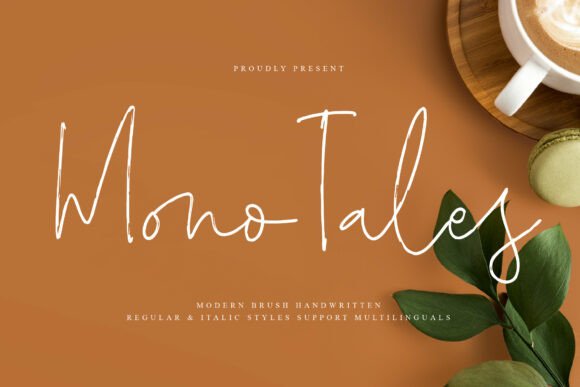 Monotales Regular: A Brush Font for Consistent Branding