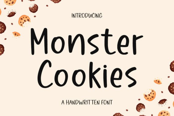 Monster Cookies: A Script Font That Feels Alive