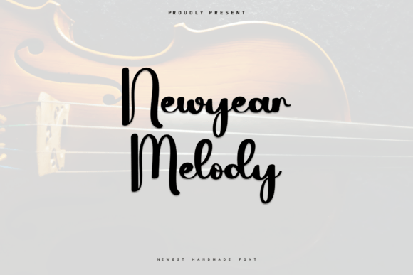 Newyear Melody: A Handwritten Font for Campaign Creators