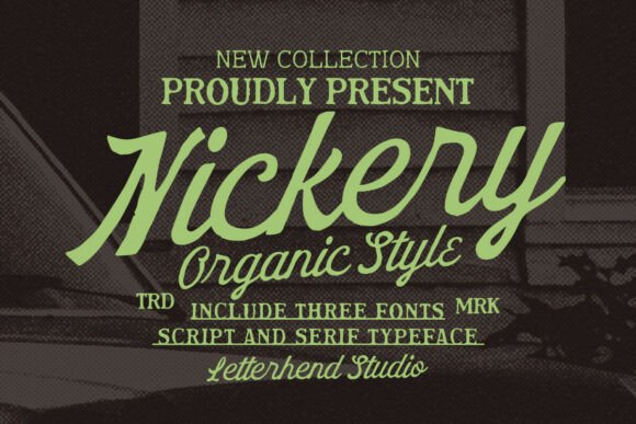 Nickery: A Bold Organic Typeface for Web Designers