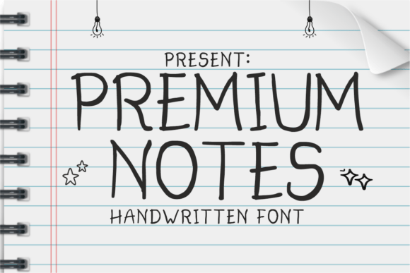 Premium Notes: A Handwritten Font for Real Branding Projects