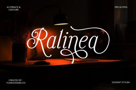 Ralinea: A Graceful Script Font for Business Branding