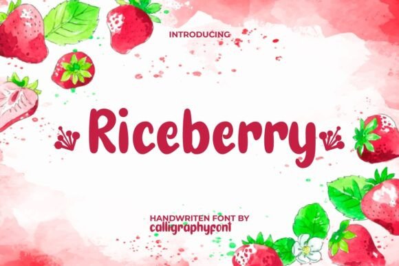 Riceberry Font Makes Campaign Headlines Impossible to Ignore