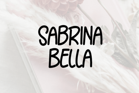 Sabrina Bella: A Script Font That Elevates Editorial Design