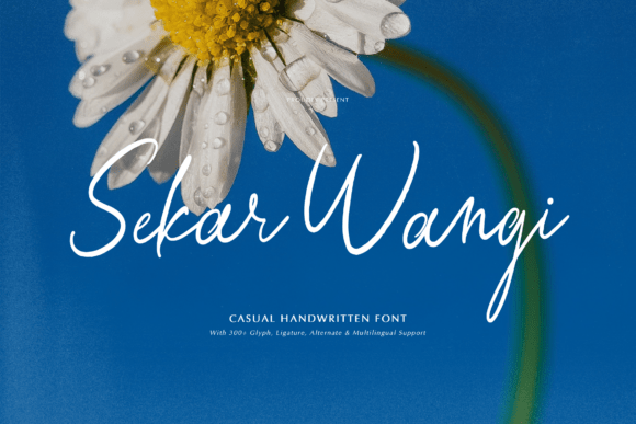 Sekar Wangi Font: A Delicate Script for Handmade Projects