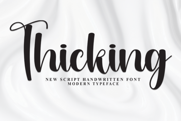 Thicking: A Script Font That Adds Hand-Painted Flair to Campaigns