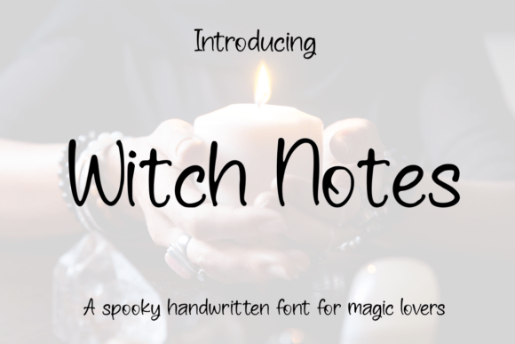Witch Notes: A Mystical Handwritten Font for Web Designers
